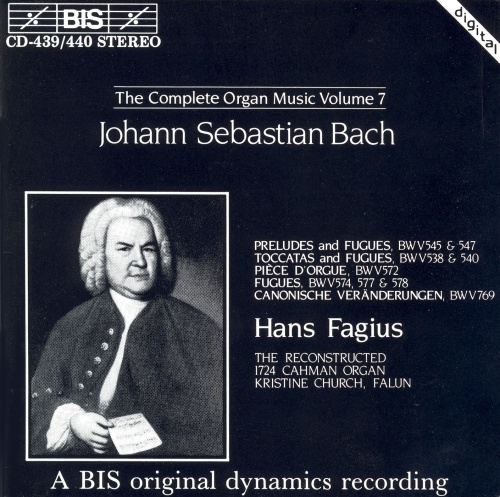 Toccata and Fugue in D Minor (Dorian), BWV 539